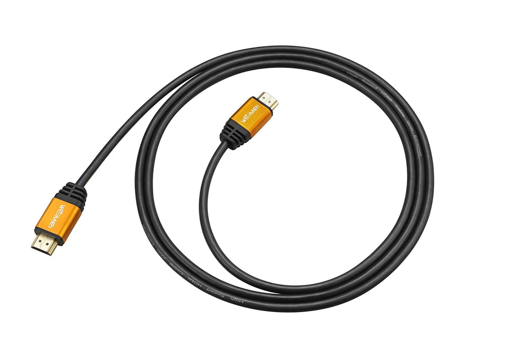 6 Feet 4K HDMI Cable 2.0 HDMI Cord 6Ft Support 4K@60Hz UHD 2160P Ethernet 3D ARC with Gold-Plated Connector and Bare Copper Conductor(From 6Ft to 125 Ft for Choices)