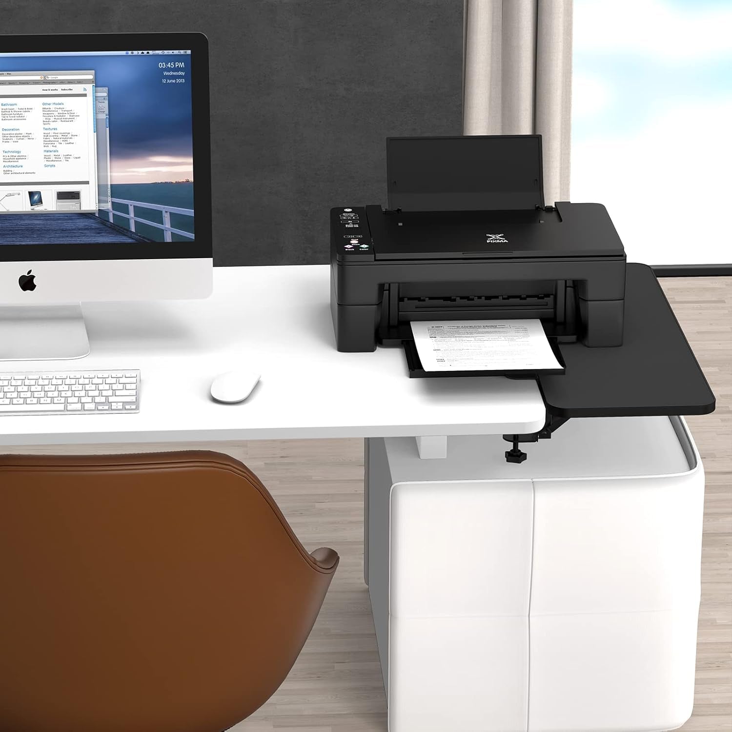 Desk Extender Keyboard Stand for Trayunder Extender Eesk Erawer Computer Desk Desktop Extension Board Easy to Install No Drilling Required (25.6In（65Cm）, Black)